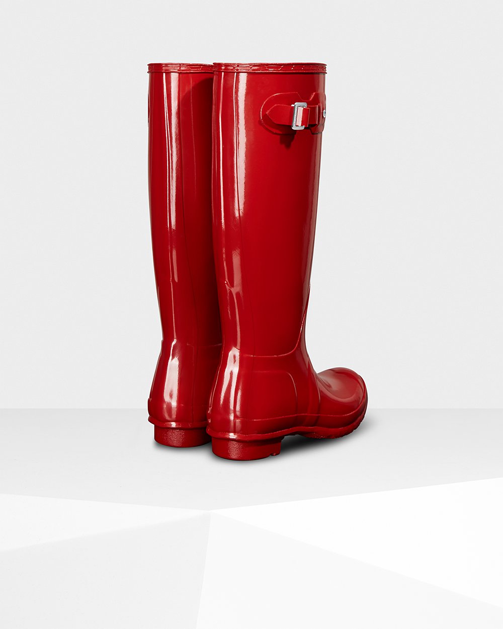 Women Hunter Original Gloss | Tall Rain Boots Red | NZ-51903-LCOM